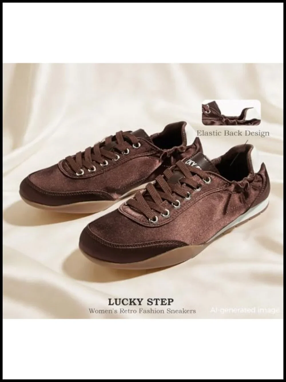Retro Fashion Sneakers - Ballet Casual Lightweight Walking Shoes - Non Slip